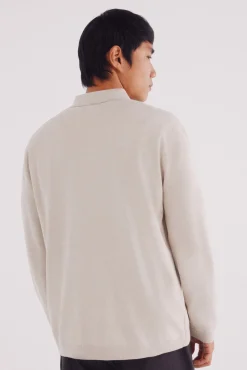 Springfield Jersey cuello polo cremallera^Hombre Jerséis Y Cárdigans