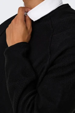 Only & Sons Jersey cuello redondo.^Hombre Jerséis Y Cárdigans