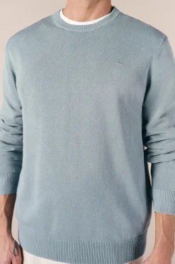 OOTO Jersey cuello redondo algod&oacute;n lavado^Hombre Jerséis Y Cárdigans