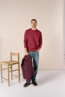 OOTO Jersey cuello redondo algod&oacute;n lavado^Hombre Jerséis Y Cárdigans