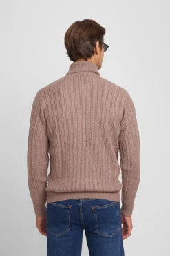 Silbon Jersey cuello vuelto de ochos^Hombre Jerséis Y Cárdigans