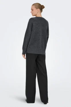 Only Jersey de cuello de pico^Mujer Jerséis Y Cárdigans|Basic Bar