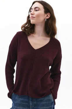 Oxxo Jersey de cuello pico^Mujer Jerséis Y Cárdigans|Basic Bar