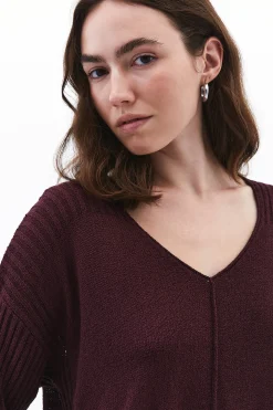 Oxxo Jersey de cuello pico^Mujer Jerséis Y Cárdigans|Basic Bar