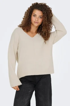 Only Jersey de cuello pico^Mujer Jerséis Y Cárdigans|Basic Bar