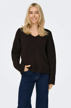 Only Jersey de cuello pico^Mujer Jerséis Y Cárdigans|Basic Bar