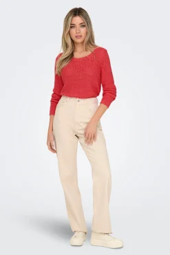 Only Jersey de cuello redondo^Mujer Jerséis Y Cárdigans