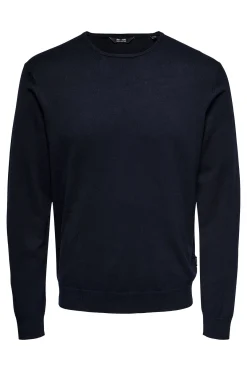 Only & Sons Jersey de hombre de cuello redondo regular fit.^Hombre Jerséis Y Cárdigans