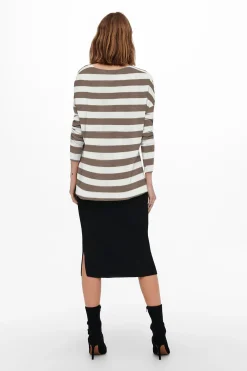 Only Jersey de manga larga y cuello pico^Mujer Jerséis Y Cárdigans