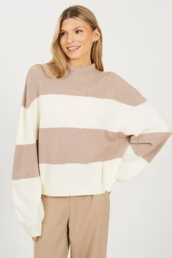 Brave Soul Jersey de punto a rayas^Mujer Jerséis Y Cárdigans