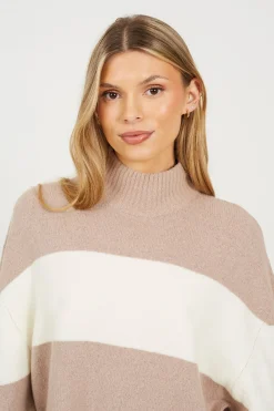 Brave Soul Jersey de punto a rayas^Mujer Jerséis Y Cárdigans