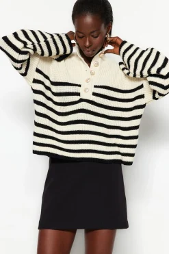 Trendyol Jersey de punto a rayas^Mujer Jerséis Y Cárdigans