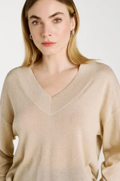 Vila Jersey de punto con glitter^Mujer Basic Bar