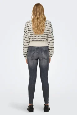 Only Jersey de punto corto canal&eacute;^Mujer Jerséis Y Cárdigans