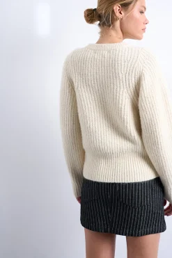 Topshop Jersey de punto de manga larga^Mujer Jerséis Y Cárdigans|Basic Bar