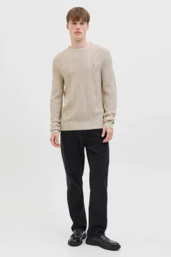 JJ REBEL Jersey de punto trenzado^Hombre Jerséis Y Cárdigans