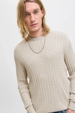 Jack & Jones Jersey de punto trenzado^Hombre Jerséis Y Cárdigans