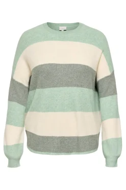 Only Carmakoma Jersey de rayas talla grande^Mujer Jerséis Y Cárdigans