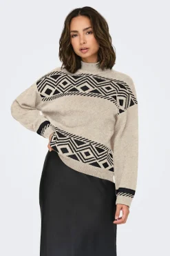 Only Jersey detalle cenefa^Mujer Jerséis Y Cárdigans