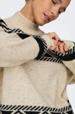 Only Jersey detalle cenefa^Mujer Jerséis Y Cárdigans