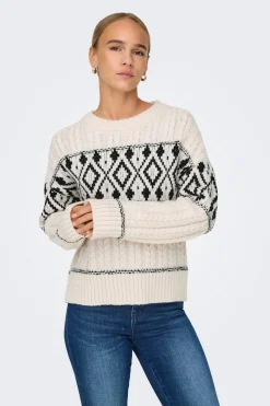 Only Jersey detalle cenefa^Mujer Jerséis Y Cárdigans