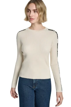 DKNY Jersey detalle logo^Mujer Jerséis Y Cárdigans