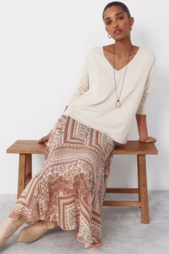 Cortefiel Jersey escote pico^Mujer Jerséis Y Cárdigans