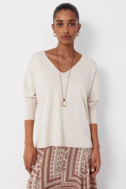 Cortefiel Jersey escote pico^Mujer Jerséis Y Cárdigans