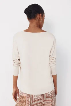 Cortefiel Jersey escote pico^Mujer Jerséis Y Cárdigans