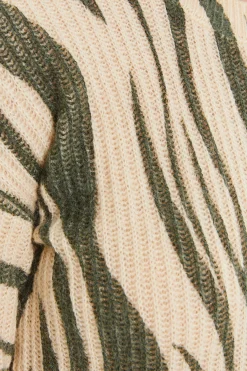 System Action Jersey estampado efecto animal print^Mujer Jerséis Y Cárdigans