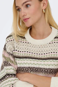 Only Jersey estampado jaquard^Mujer Jerséis Y Cárdigans