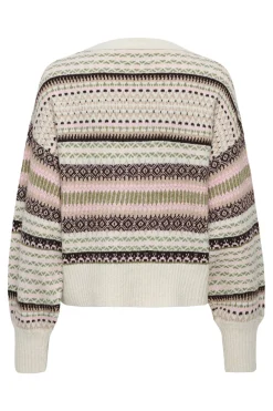 Only Jersey estampado jaquard^Mujer Jerséis Y Cárdigans