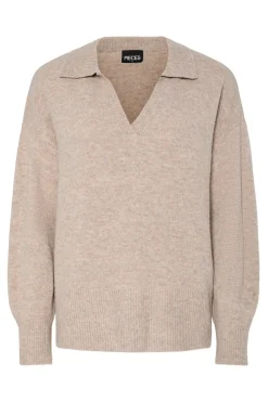 Pieces Jersey estilo polo^Mujer Jerséis Y Cárdigans|Polos