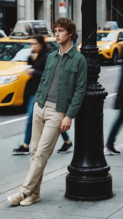 Springfield Jersey estructura bicolor^Hombre Jerséis Y Cárdigans