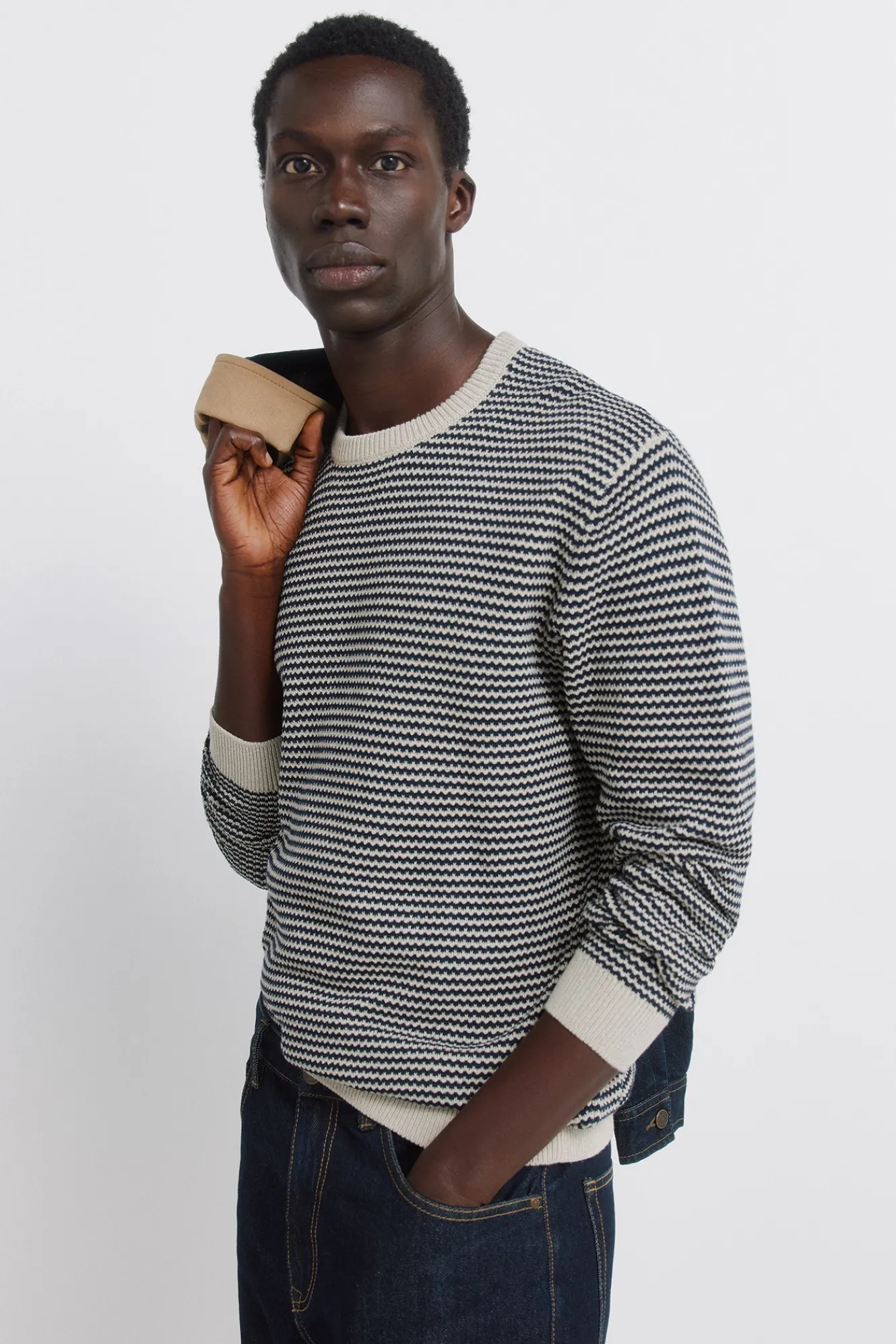 Springfield Jersey estructura bicolor^Hombre Jerséis Y Cárdigans