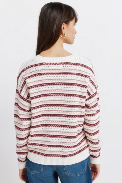 Springfield Jersey estructura rayas^Mujer Jerséis Y Cárdigans