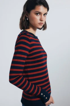 Springfield Jersey fino botones pu&ntilde;os^Mujer Jerséis Y Cárdigans