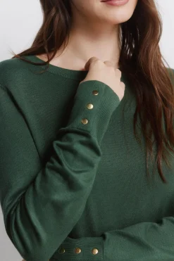 Springfield Jersey fino botones pu&ntilde;os^Mujer Jerséis Y Cárdigans