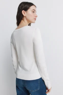 Springfield Jersey fino botones pu&ntilde;os^Mujer Jerséis Y Cárdigans