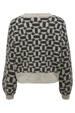 Only Jersey jacquard cuello redondo^Mujer Jerséis Y Cárdigans