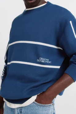 Springfield Jersey jacquard texto^Hombre Jerséis Y Cárdigans