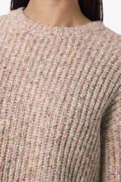 Noisy May jersey jaspeado cuello redondo^Mujer Jerséis Y Cárdigans|Basic Bar