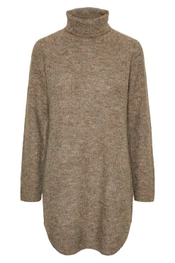 Pieces Jersey largo cuello vuelto^Mujer Jerséis Y Cárdigans|Basic Bar