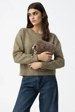 Tiffosi Jersey Met&aacute;lico con Lana^Mujer Jerséis Y Cárdigans