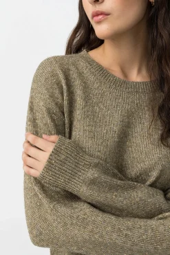 Tiffosi Jersey Met&aacute;lico con Lana^Mujer Jerséis Y Cárdigans