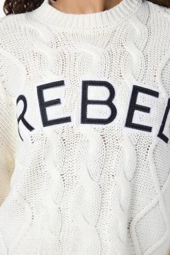 Noisy May Jersey ochos bordado college^Mujer Jerséis Y Cárdigans