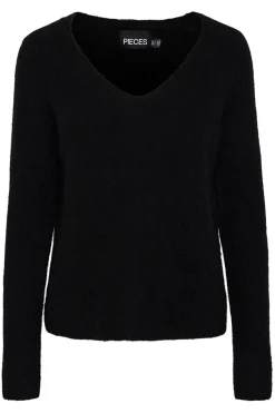 Pieces Jersey pico b&aacute;sico^Mujer Jerséis Y Cárdigans|Basic Bar