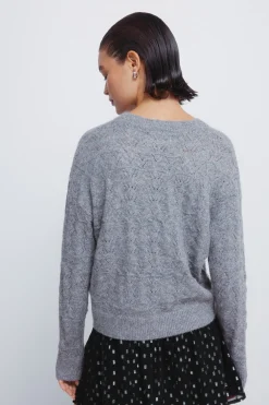 Springfield Jersey pointelle lurex^Mujer Jerséis Y Cárdigans