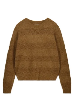 Springfield Jersey pointelle rayas lurex^Mujer Jerséis Y Cárdigans