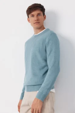 Cortefiel Jersey punto algod&oacute;n cuello redondo b&aacute;sico^Hombre Jerséis Y Cárdigans